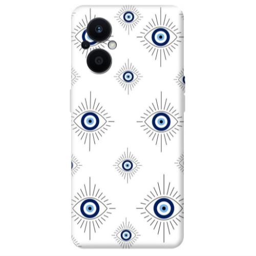 Oppo Reno 7 Lite Bright eye Transparent Silicone TPU Θήκη