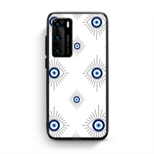 Huawei P40 Bright eye Black Glossy Θήκη