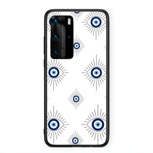 Huawei P40 Pro Bright eye Black Glossy Θήκη