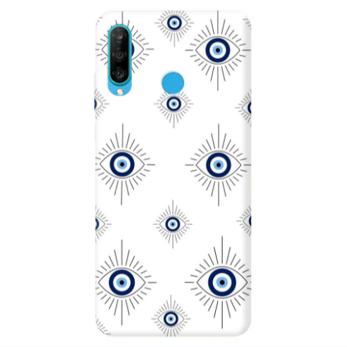 Huawei P30 Lite Bright eye Transparent Silicone TPU Θήκη