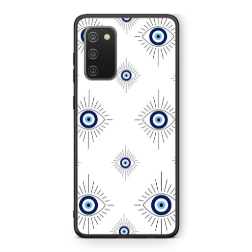 Samsung A02s Bright eye Black Glossy Θήκη