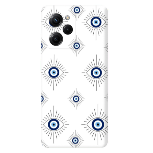 Xiaomi Poco X5 Pro Bright eye Black Colored Silicone TPU Θήκη