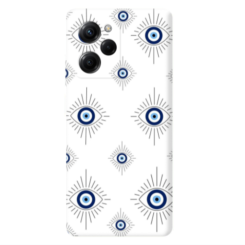 Xiaomi Poco X5 Pro Bright eye Red Colored Silicone TPU Θήκη
