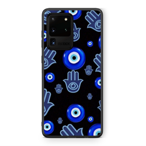 Samsung S20 Ultra Eye in hand Black Glossy Θήκη
