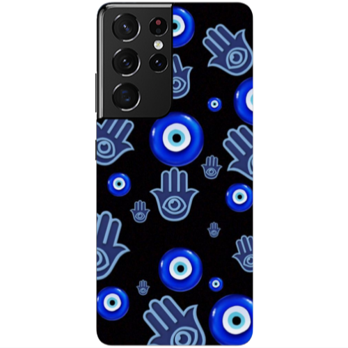Samsung S21 Ultra Eye in hand Transparent Silicone TPU Θήκη