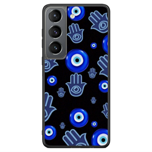 Samsung S21 Ultra Eye in hand Black Glossy Θήκη