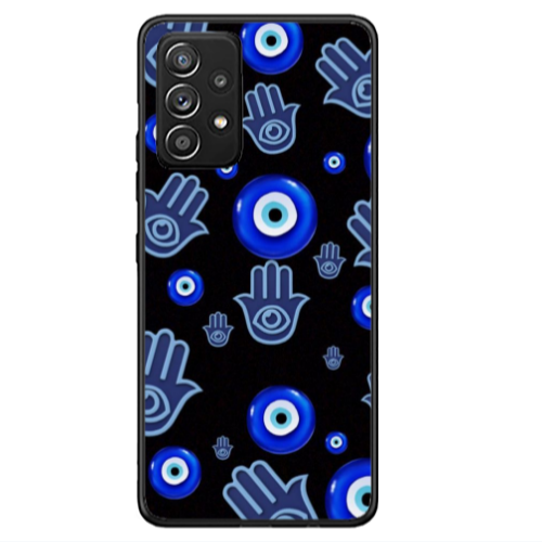 Samsung A53 Eye in hand Black Glossy Θήκη