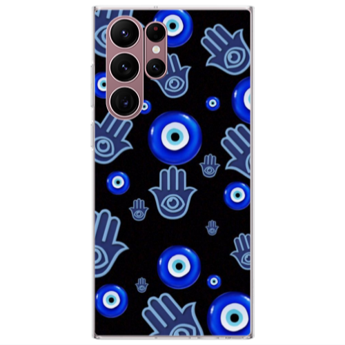Samsung S22 Ultra Eye in hand Transparent Silicone TPU Θήκη