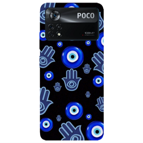 Xiaomi Poco X4 Pro Eye in hand Transparent Silicone TPU Θήκη