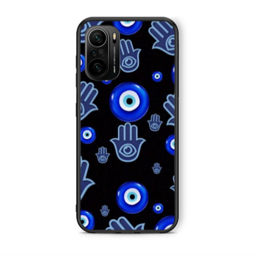 Xiaomi Poco F3 Eye in hand Black Glossy Θήκη