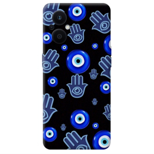 Oppo Reno 7 Lite Eye in hand Transparent Silicone TPU Θήκη