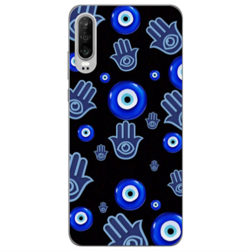 Huawei P30 Eye in hand Transparent Silicone TPU Θήκη