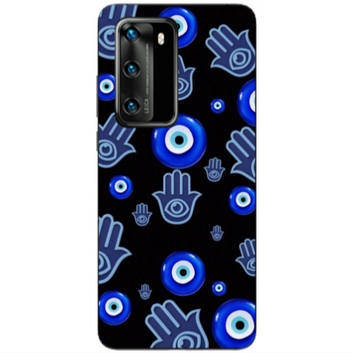 Huawei P40 Eye in hand Transparent Silicone TPU Θήκη