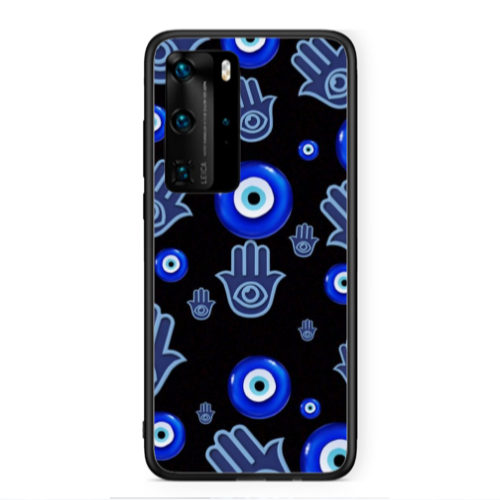 Huawei P40 Pro Eye in hand Black Glossy Θήκη