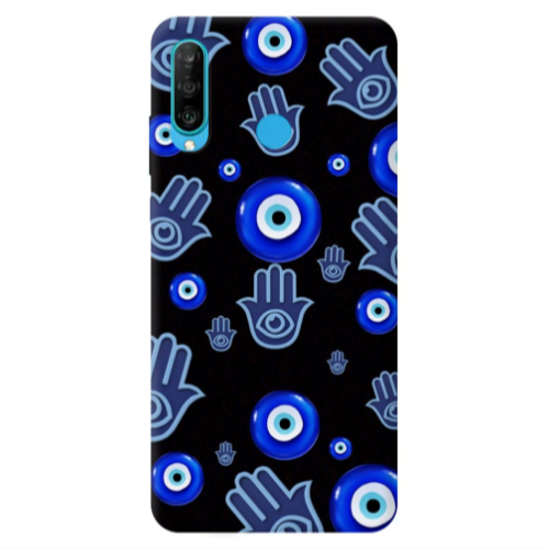 Huawei P30 Lite Eye in hand Transparent Silicone TPU Θήκη