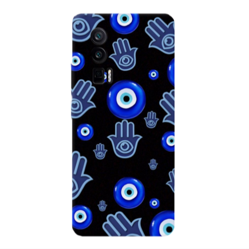 Xiaomi Poco F5 Pro Eye in hand Transparent Silicone TPU Θήκη
