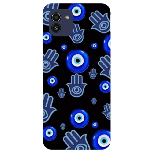 Samsung A03 Eye in hand Transparent Silicone TPU Θήκη