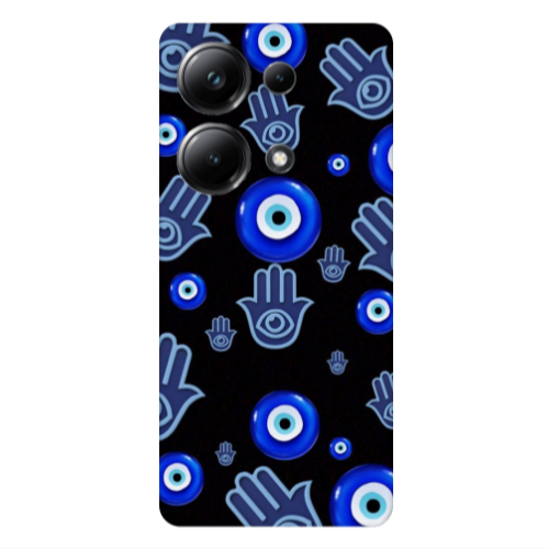 Xiaomi Poco M6 Pro 4G Eye in hand Transparent Silicone TPU Θήκη