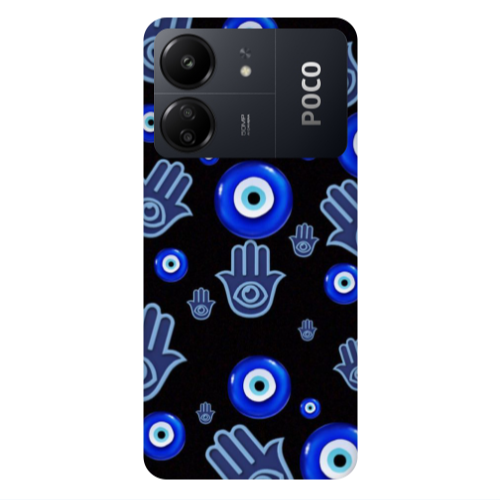 Xiaomi Poco C65 Eye in hand Transparent Silicone TPU Θήκη