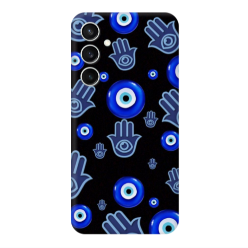 Samsung S24 FE Eye in hand Transparent Silicone TPU Θήκη