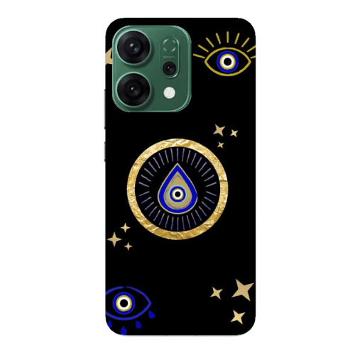 Oppo RENO 14 Drop Beads Transparent Silicone TPU Θήκη