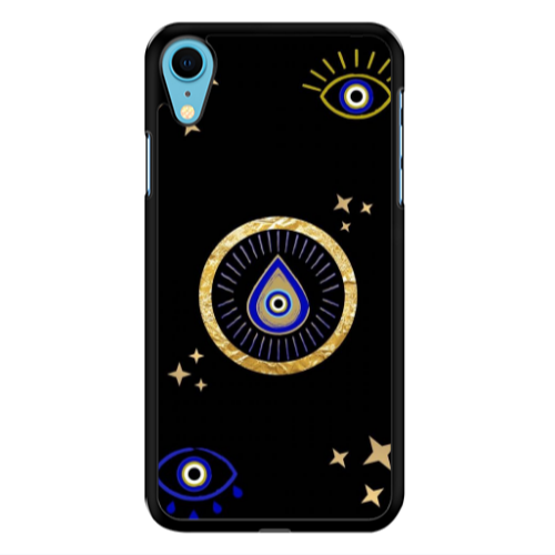 Apple iPhone Xr Drop Beads Black Glossy Θήκη