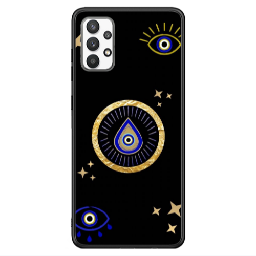 Samsung A13 4G Drop Beads Black Glossy Θήκη