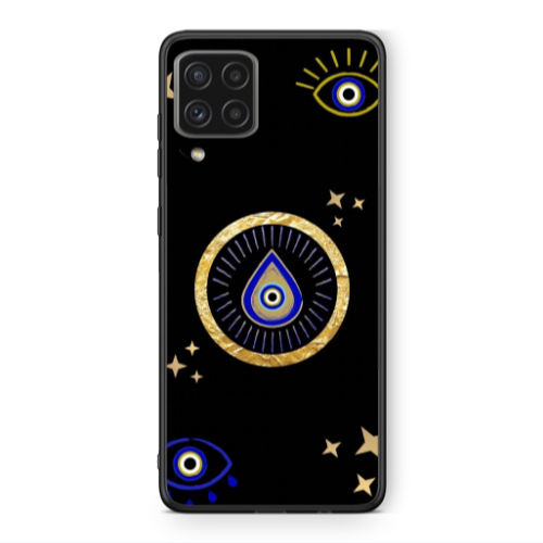 Samsung A22 4G Drop Beads Black Glossy Θήκη