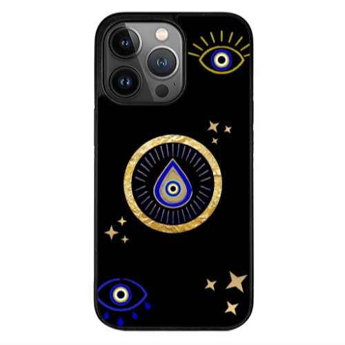 Apple iPhone 12 Pro Drop Beads Black Glossy Θήκη
