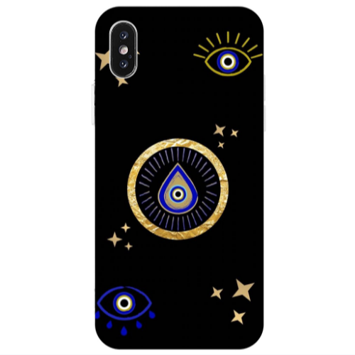 Apple iPhone Xs Drop Beads Transparent Silicone TPU Θήκη