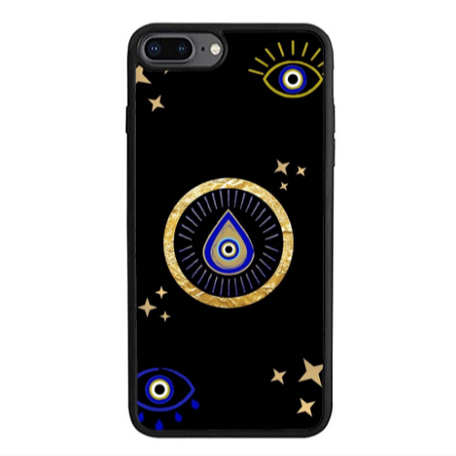 Apple iPhone 7 Plus Drop Beads Black Glossy Θήκη