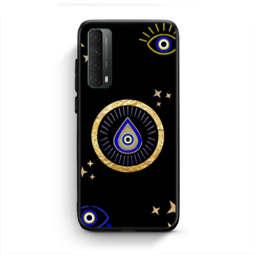 Huawei P Smart 2021 Drop Beads Black Glossy Θήκη
