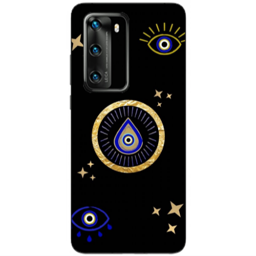 Huawei P40 Drop Beads Transparent Silicone TPU Θήκη