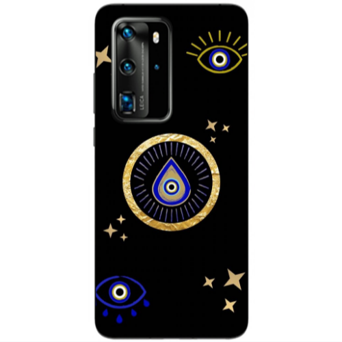 Huawei P40 Pro Drop Beads Transparent Silicone TPU Θήκη