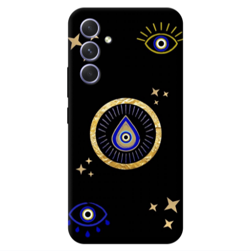 Samsung A55 Drop Beads Transparent Silicone TPU Θήκη