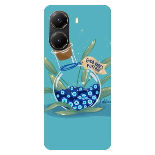 Xiaomi Poco X7 Pro Good vibes potion Transparent Silicone TPU Θήκη