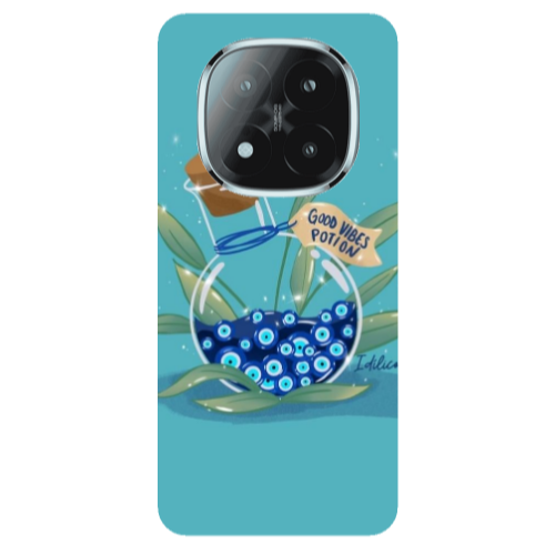 Xiaomi Redmi Note 14 Pro + 5g Good vibes potion Transparent Silicone TPU Θήκη