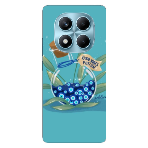 Xiaomi Redmi Note 14 Pro Good vibes potion Transparent Silicone TPU Θήκη