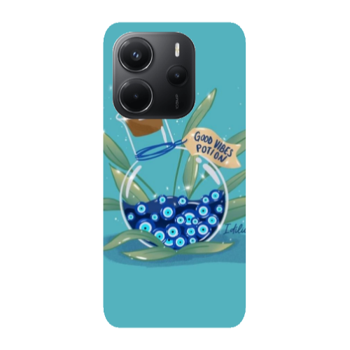 Xiaomi Redmi Note 14 Good vibes potion Transparent Silicone TPU Θήκη
