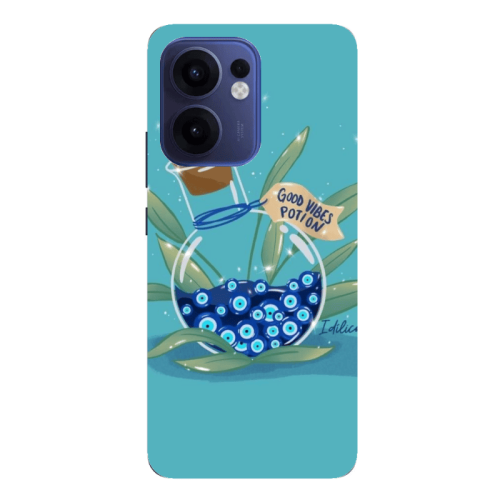 Oppo Reno13 FS Good vibes potion Transparent Silicone TPU Θήκη
