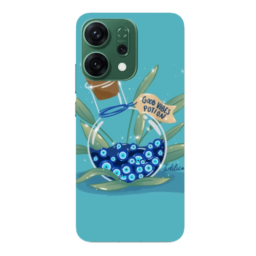 Oppo RENO 14 Good vibes potion Transparent Silicone TPU Θήκη