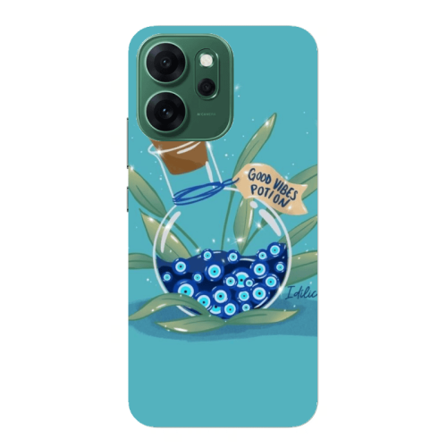 Oppo 14 F Good vibes potion Transparent Silicone TPU Θήκη