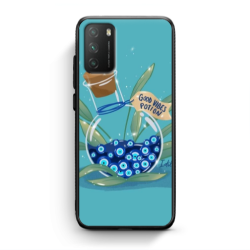 Xiaomi Poco M3 Good vibes potion Black Glossy Θήκη