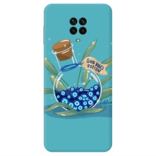 Xiaomi Redmi Note 9S Good vibes potion Transparent Silicone TPU Θήκη