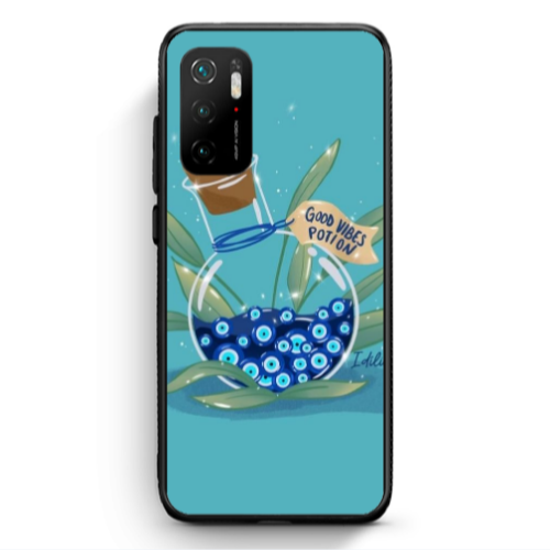 Xiaomi Poco M3 Pro Good vibes potion Black Glossy Θήκη