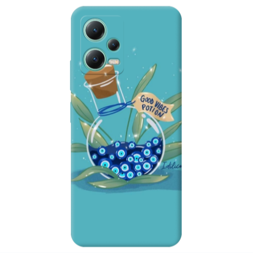 Xiaomi Redmi Note 12 Pro 5G Good vibes potion Transparent Silicone TPU Θήκη