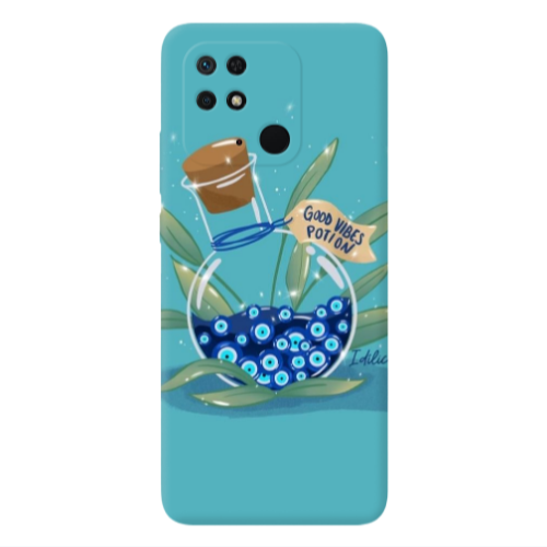 Xiaomi Poco C40 Good vibes potion Transparent Silicone TPU Θήκη