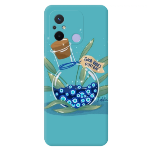 Xiaomi Redmi 12C Good vibes potion Transparent Silicone TPU Θήκη