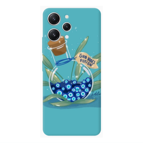 Xiaomi Redmi 12 Good vibes potion Transparent Silicone TPU Θήκη