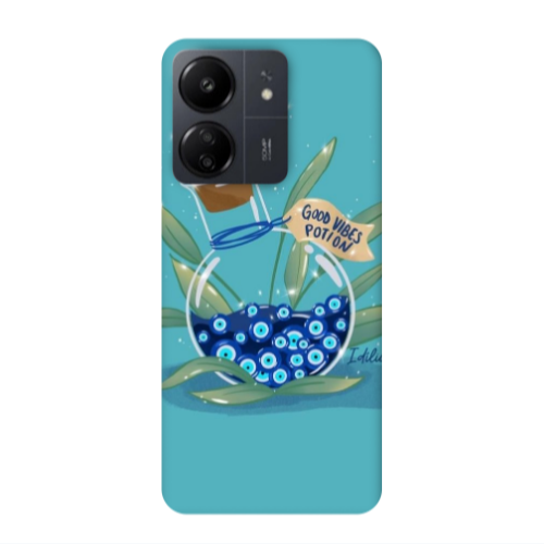 Xiaomi Redmi 13C Good vibes potion Transparent Silicone TPU Θήκη